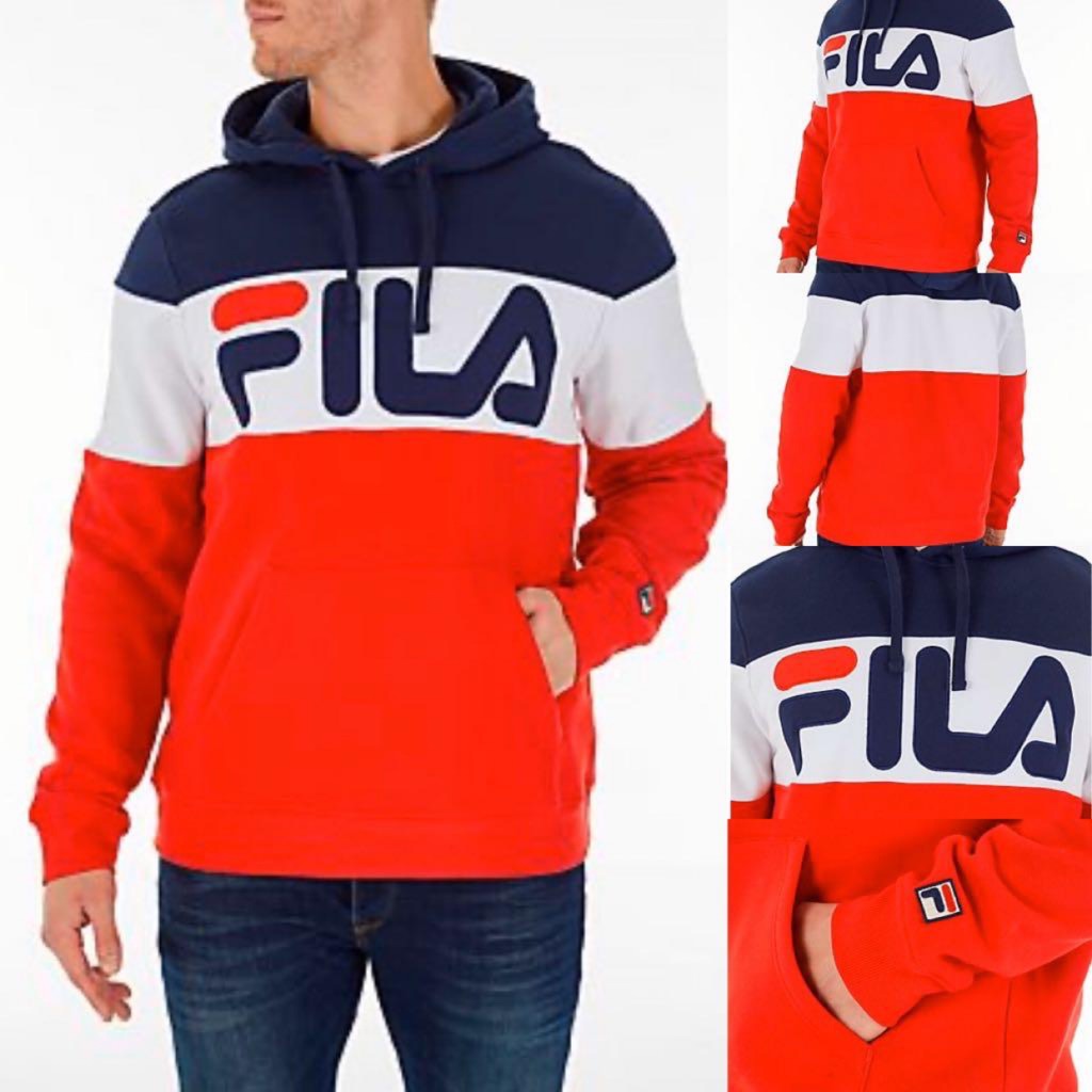 fila navy hoodie