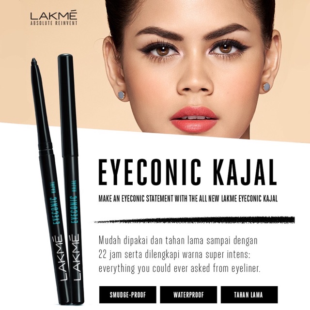 Cheapest Promo Lakme 9to5 Reinvent Eyeconic Kajal Eyeliner 22hr Shopee Singapore