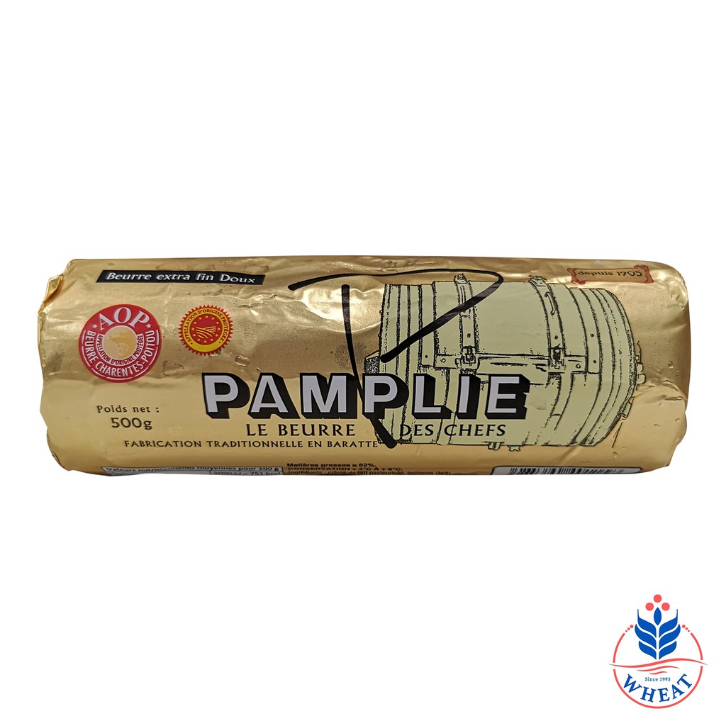 Pamplie Butter Unsalted Butter Roll 82 Fat 500g Shopee Singapore