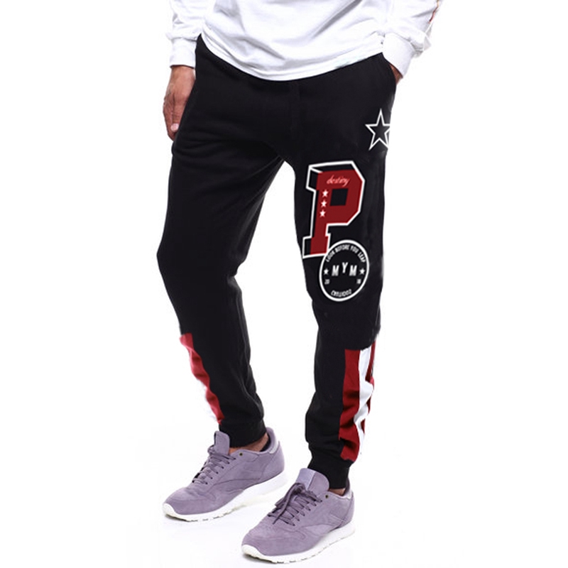 printed joggers