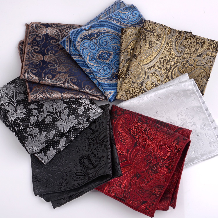 Silk Pocket Square Handkerchief Scarf SEYMAYKA.com Men Accessories Ties Pocket Squares 