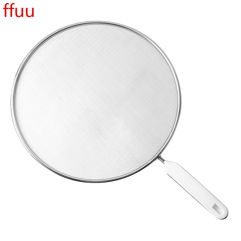Splatter Screen Frying Pan Cover Hot Oil Grease Splash Guard Stainless Steel Protector Home Kitchen Accessory Shopee Singapore