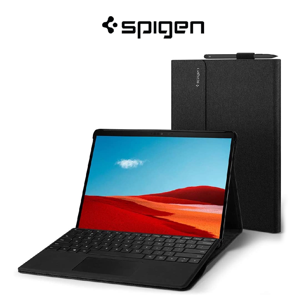 Spigen Microsoft Surface Pro X Case Stand Folio ONLY Compatible With