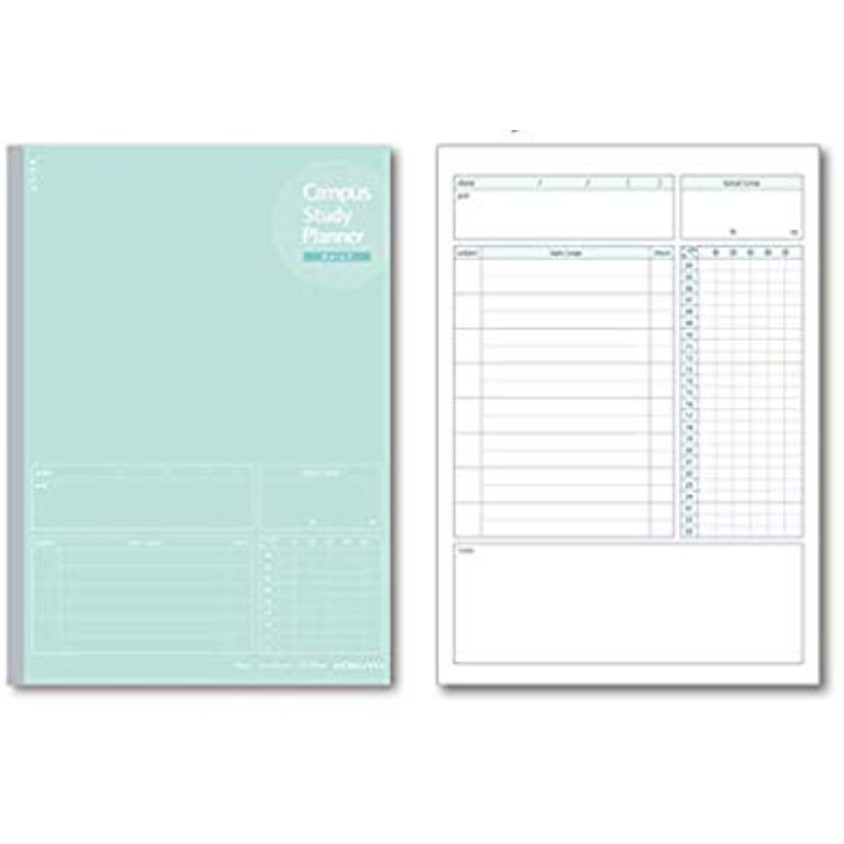 Kokuyo Campus Notebook Study Planner Daily Ruled B5 (Made in Japan