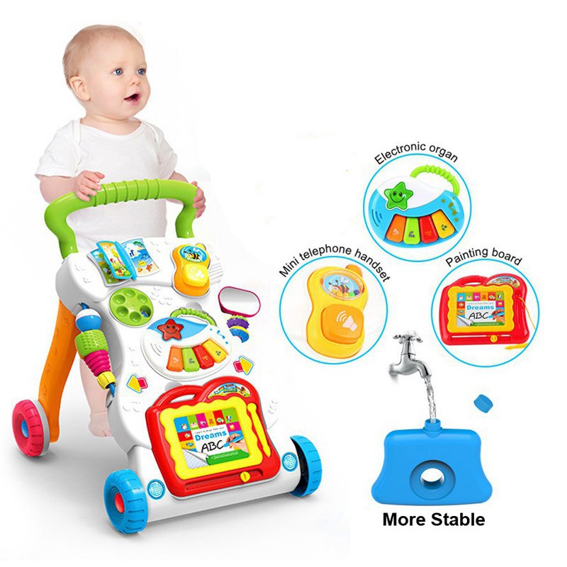 Baby Walker Toddler Push Music Walker Education Learning Toy Toys | Shopee  Singapore