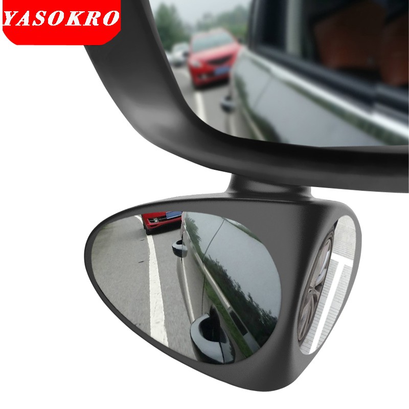 UNIVERSAL CAR BLIND SPOT MIRROR CONVEX WIDE VIEW ANGLE 50X50 mm-LXS1