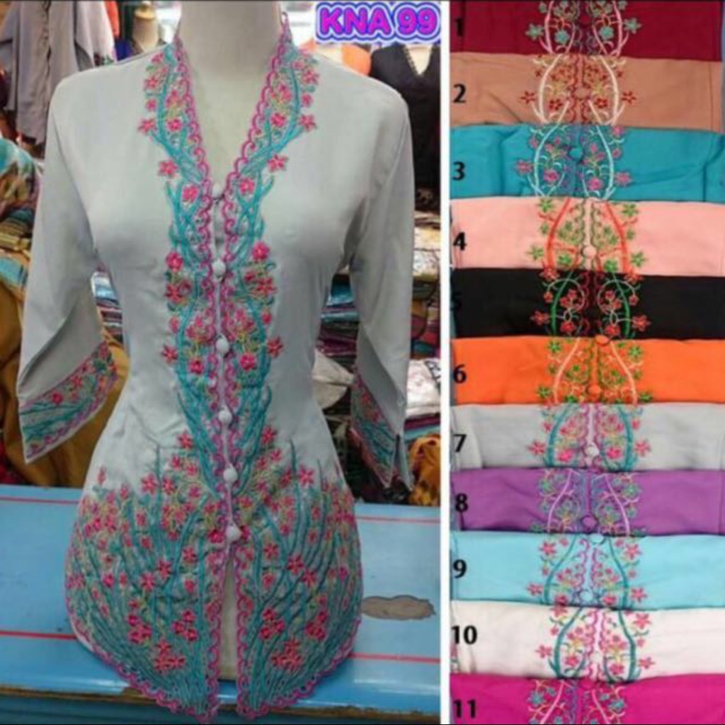 Kebaya nonya top size 5XL Plus  Shopee Singapore