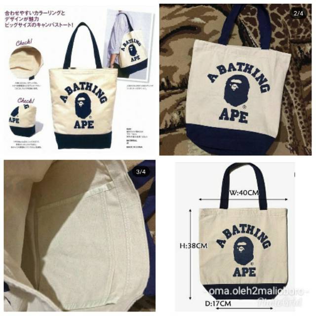 tote bag bape original