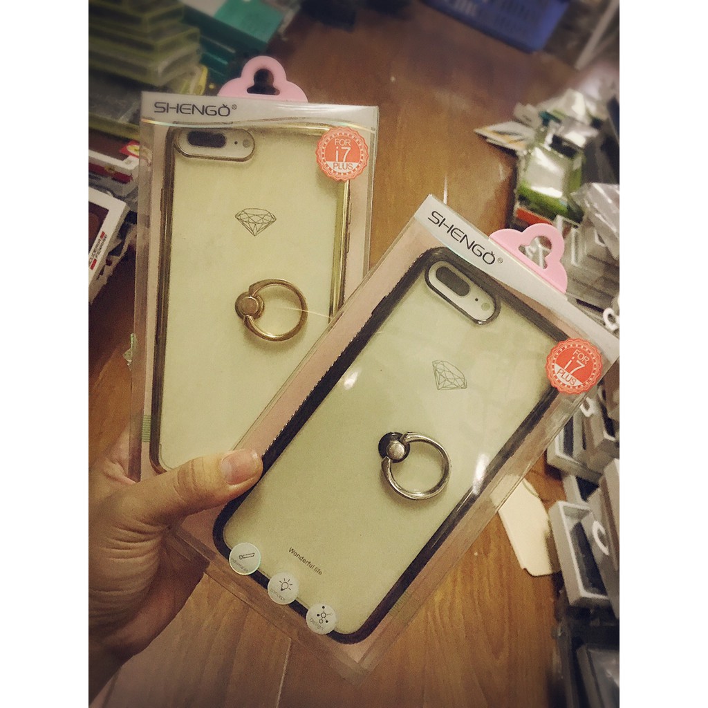 Iphone 7 Plus 8 Plus Shengo Case With Iring Studded Edge Shopee Singapore