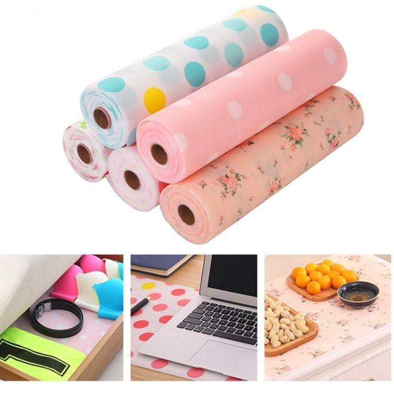 Home ♝1 Roll Printing Moistureproof Table Drawer Mat / Cupboard Drawer