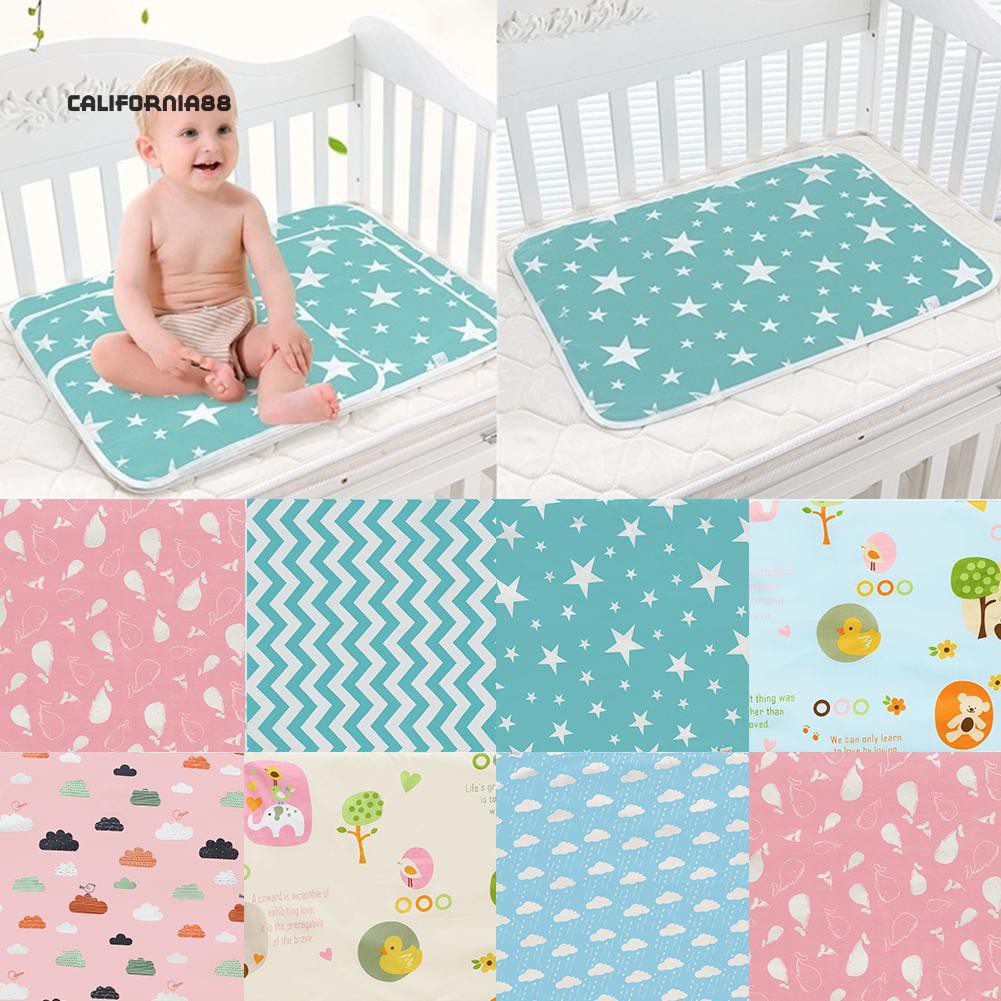 Cali Star Duck Print Infant Baby Crib Changing Mat Cotton