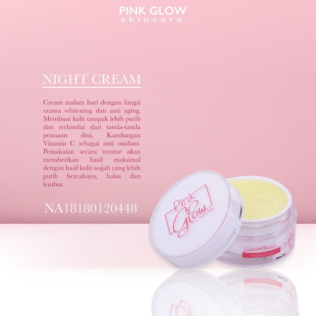 cream pink glow