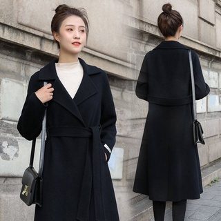 Image of thu nhỏ Autumn and Winter New Fashion Women's Mid-length Trench Coat Thickened Woolen Coat #4