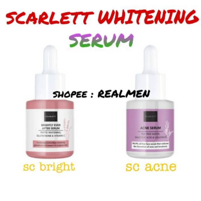 whitening serum scarlet
