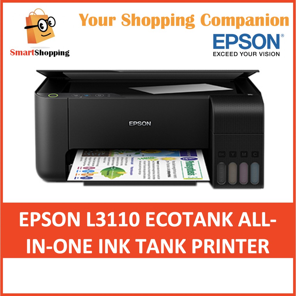 Epson L3210 L3110 Ecotank All In One Ink Tank Printer Usb Wired Compatible With Windows Mac Os 2 6610