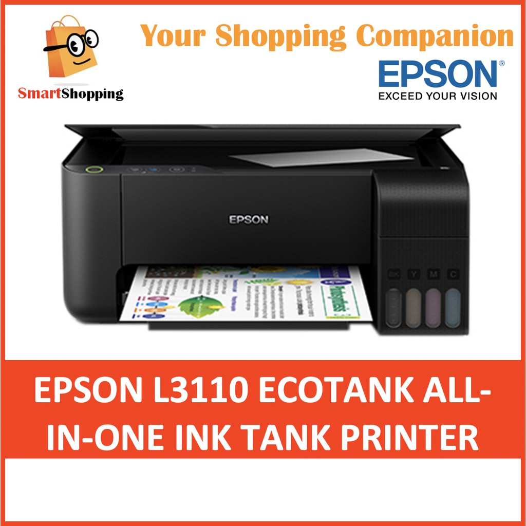 Epson L3210 L3110 EcoTank AllinOne Ink Tank Printer USB Wired