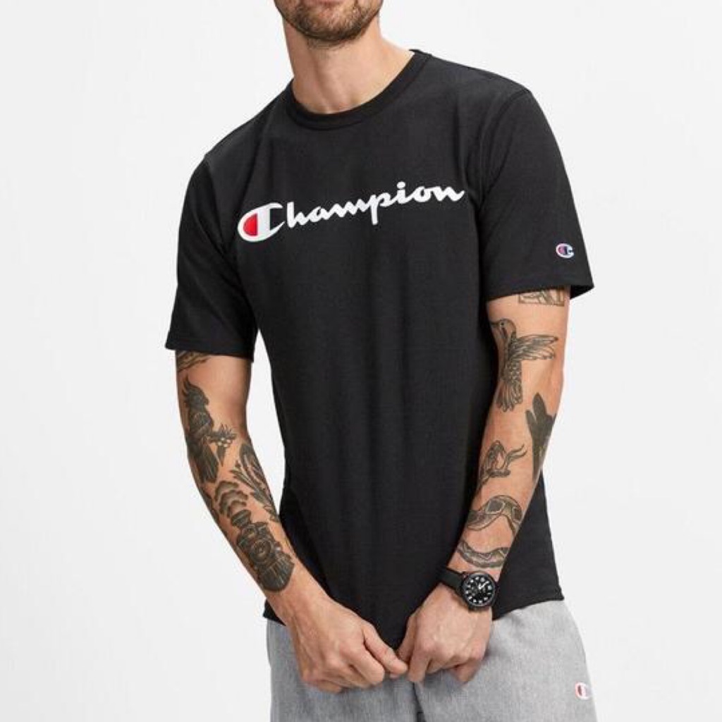 champion heritage script tee