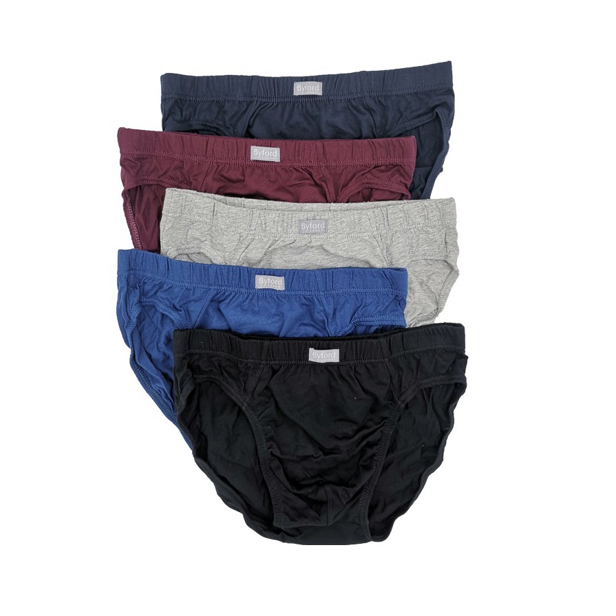 Byford 5pcs Cotton Jersey Men Briefs Mini BMB907267 Shopee Singapore