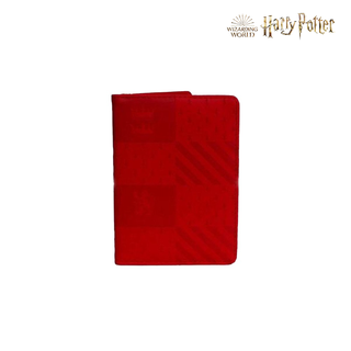 Harry Potter Gryffindor Pattern Passport Holder Cover 13.7cm. Licensed & Authentic Harry Potter Passport Cover.
