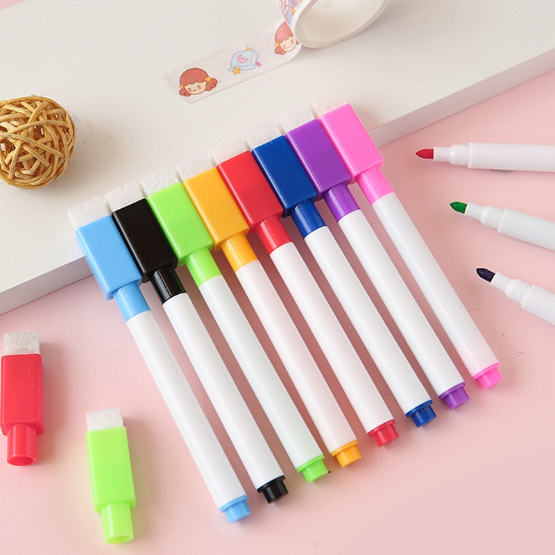 8 Colors Erasable Children's Whiteboard Pen Repeatable EasyErase Color