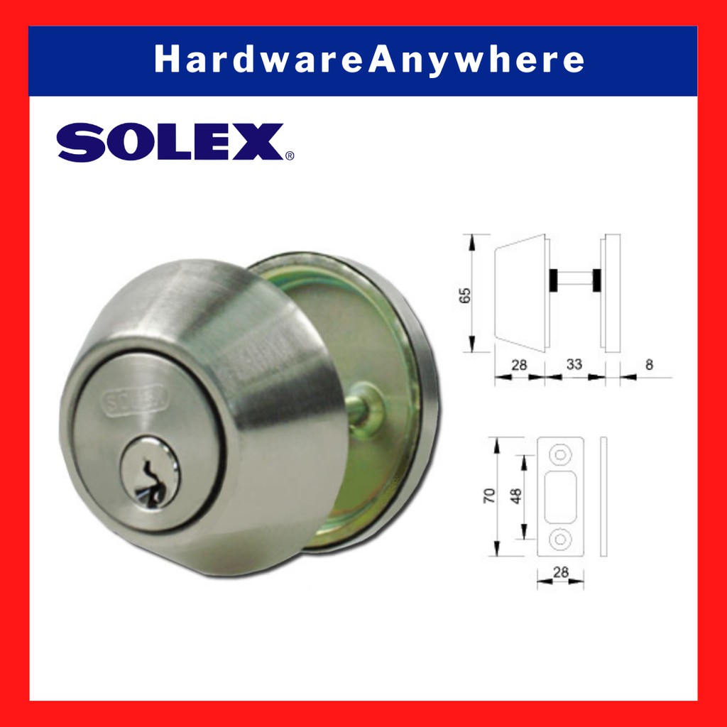 Single Cylinder with Thumb Turn Deadbolt Lock / Cylindrical Deadbolts / Single Cylinder