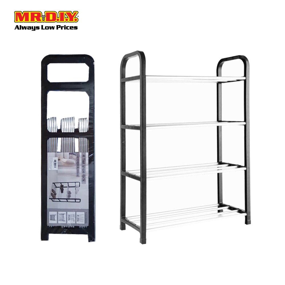 Mr Diy 4 Tier Shoe Rack 42cm X 68cm Shopee Singapore