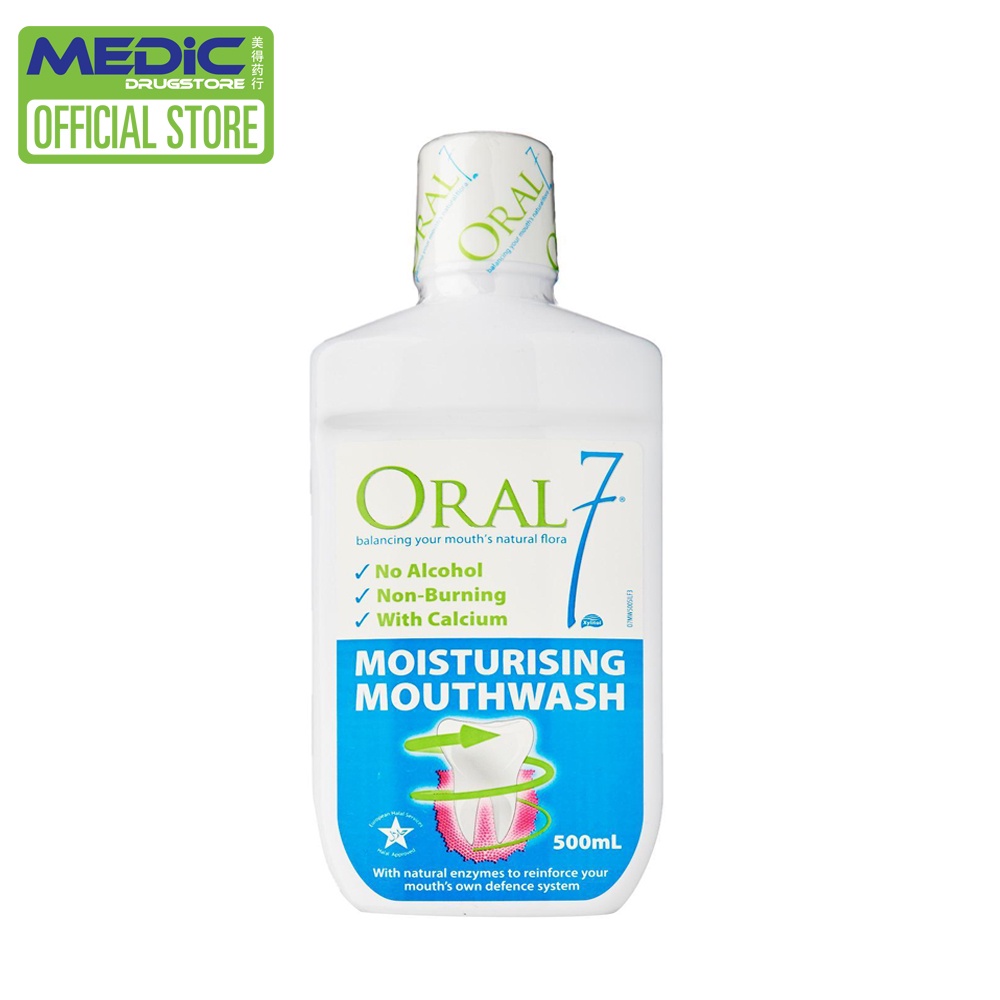 Oral7 Moisturising Mouthwash 500Ml By Medic Drugstore Shopee Singapore