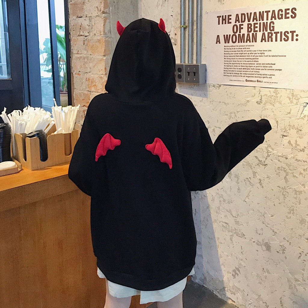 little cute devil hoodie