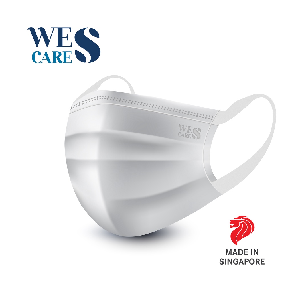 [100PC] Made In SG 3Ply Premium Surgical 3 SIZES Face Mask Feather Edition Lily White BFE 99.9% Kids Adult XL – Wes Medical Care >>> top1shop >>> shopee.sg