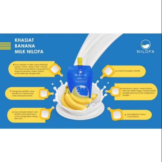 1 Box Susu Pisang Banana Milk Nilofa Neelofa Singapore