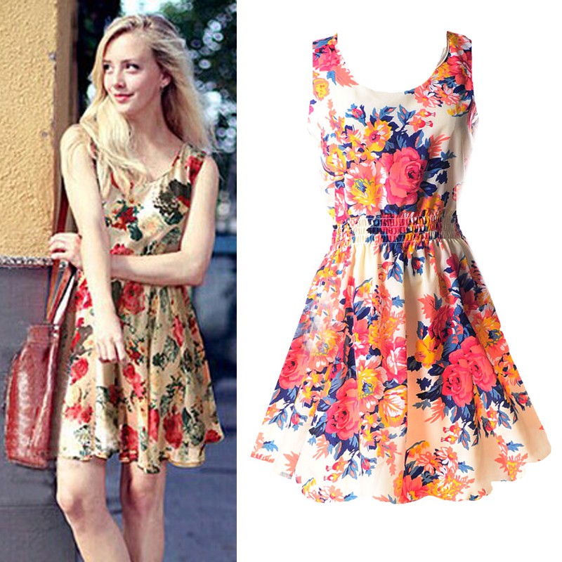 shopee floral dress