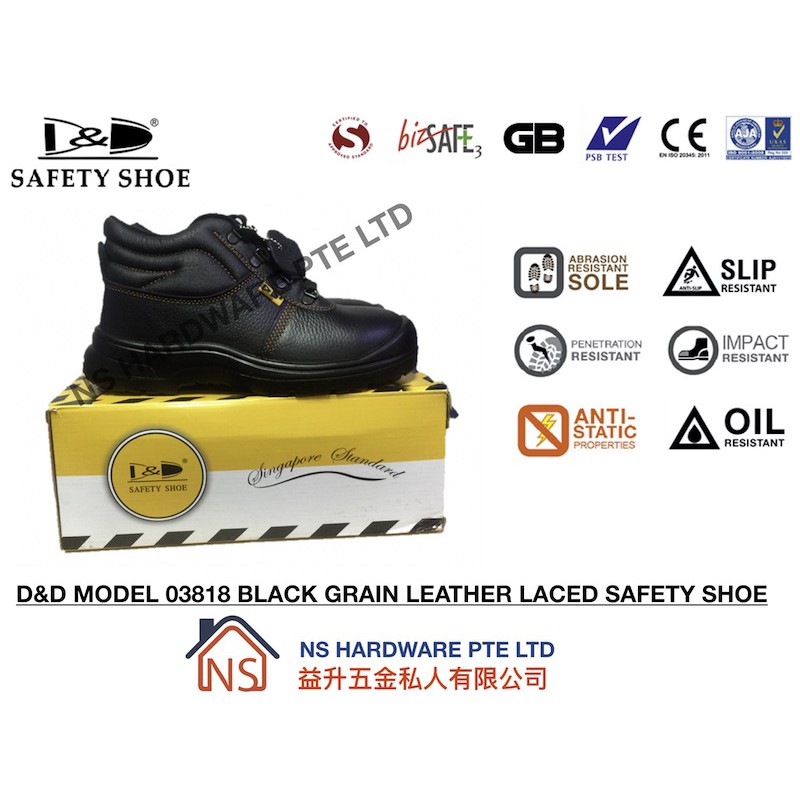 d&d safety shoes