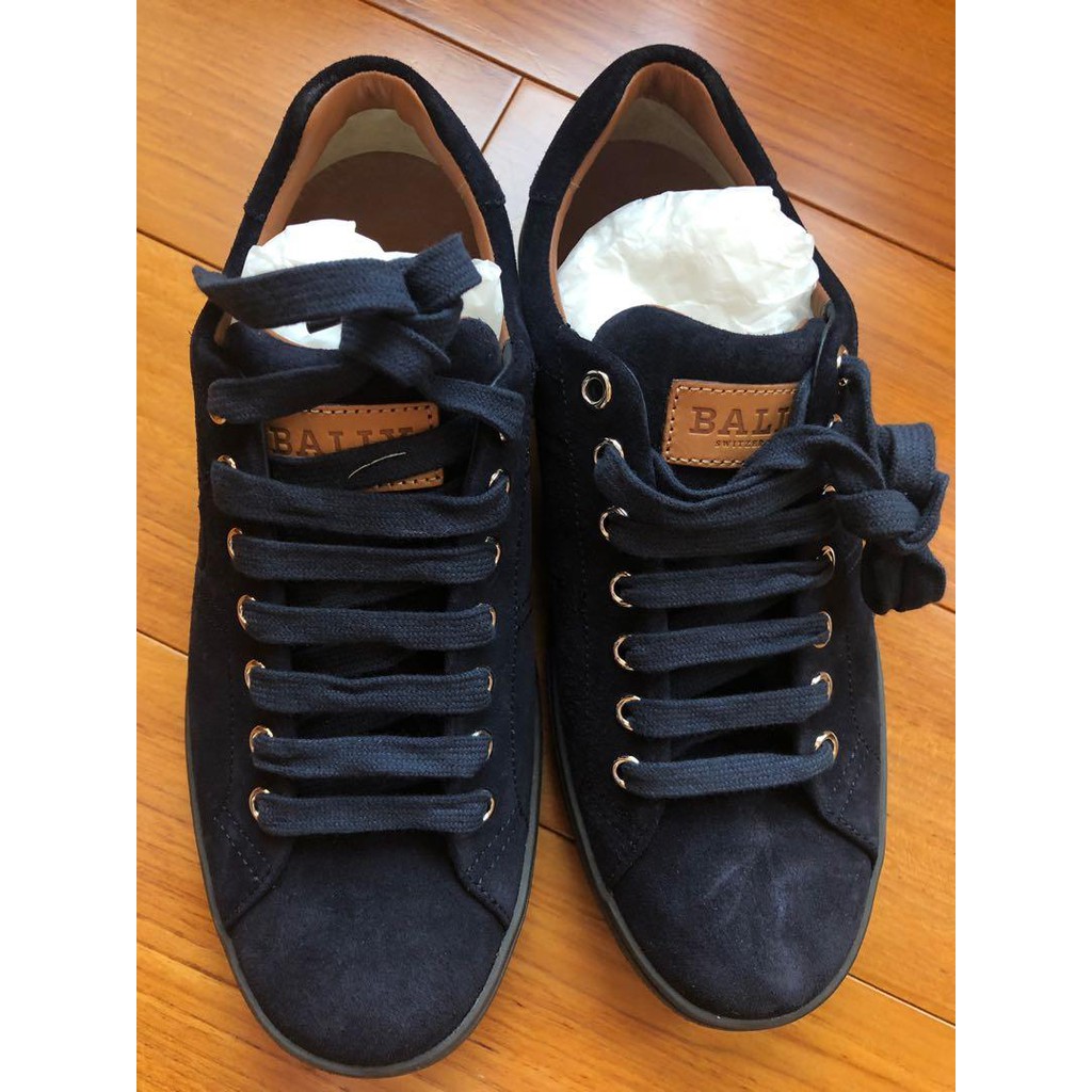 bally suede sneakers