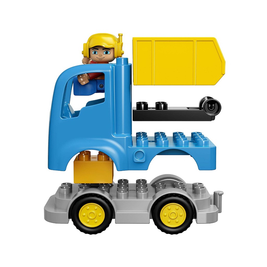 lego 10812 duplo truck & tracked excavator