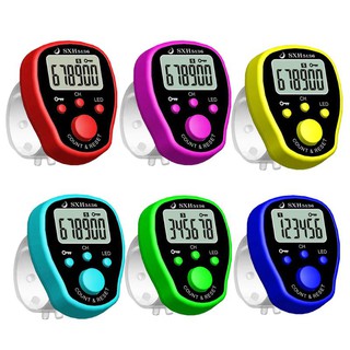 5 Channel Finger Counter LCD Electronic Digital Chanting Counters Tally Counter #0