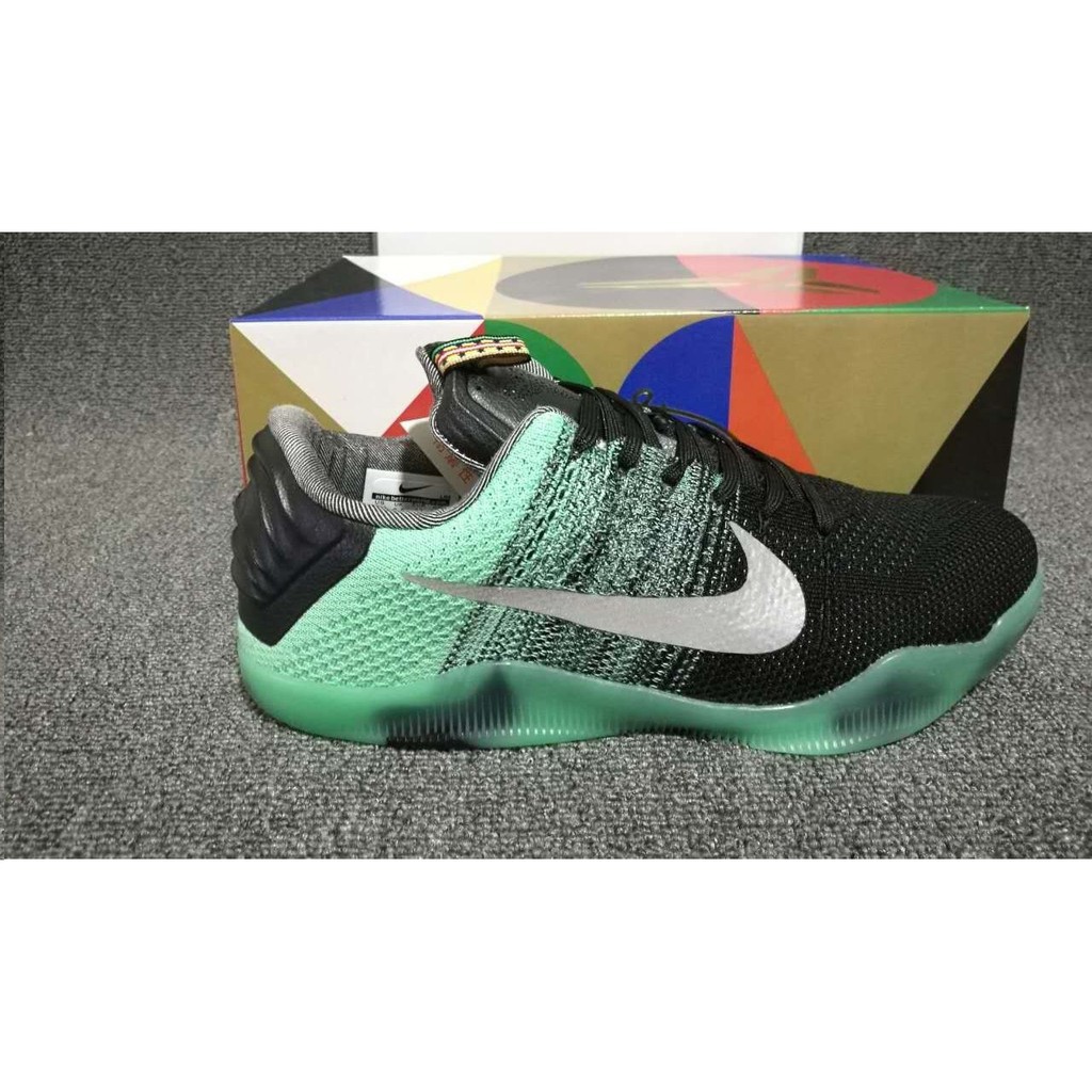 kobe 11 elite low green glow