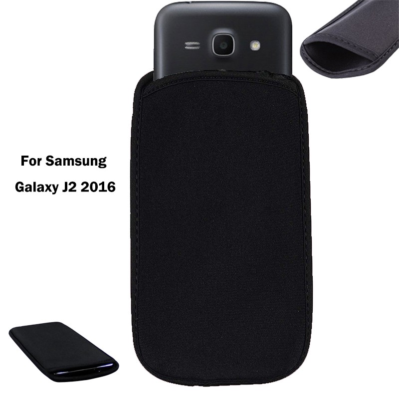 Neoprene Black Pouch For Samsung Galaxy J2 16 J210 J210f Sm J210f Elastic Sleeve Bag Case Np2 Shopee Singapore