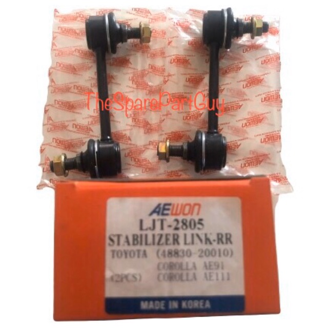 Toyota Corolla Ae91 Ae111 Rear Stabiliser Absorber Link Ljt 2805 Aewon 1 Set Shopee Singapore