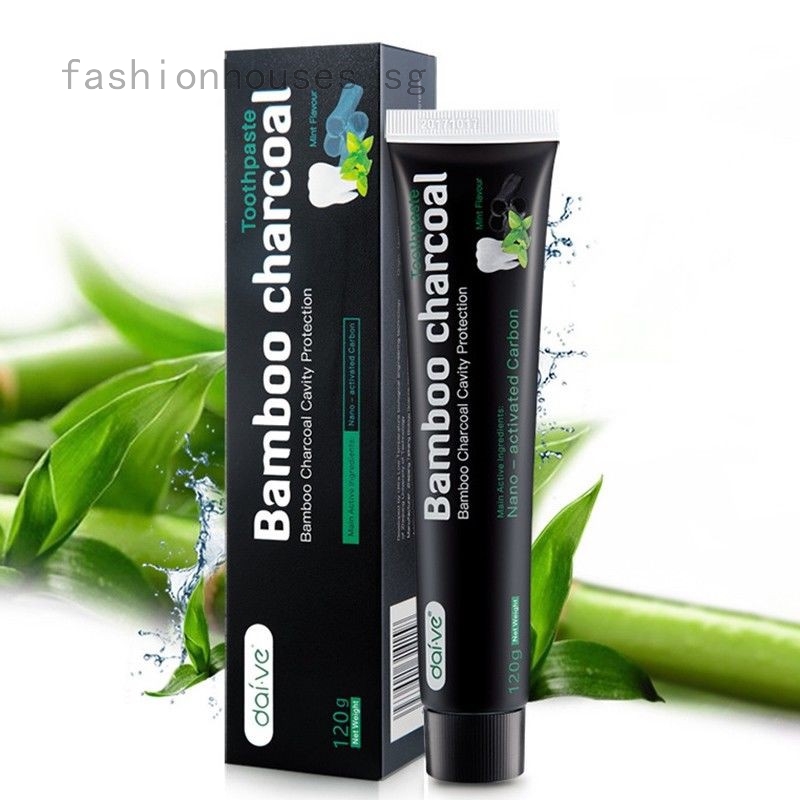 120g Black Bamboo Charcoal Teeth Whitening Toothpaste Whitener Tooth