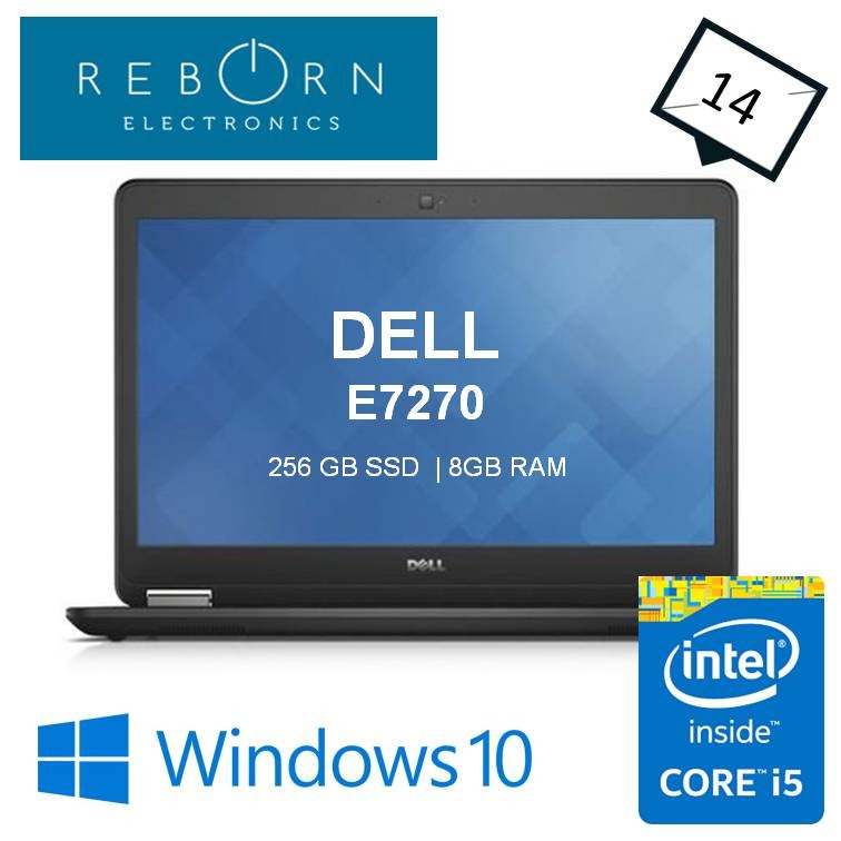 Refurbished Dell Latitude E7270 12 5 Core I5 6300u 8gbram 256gb Ssd Shopee Singapore