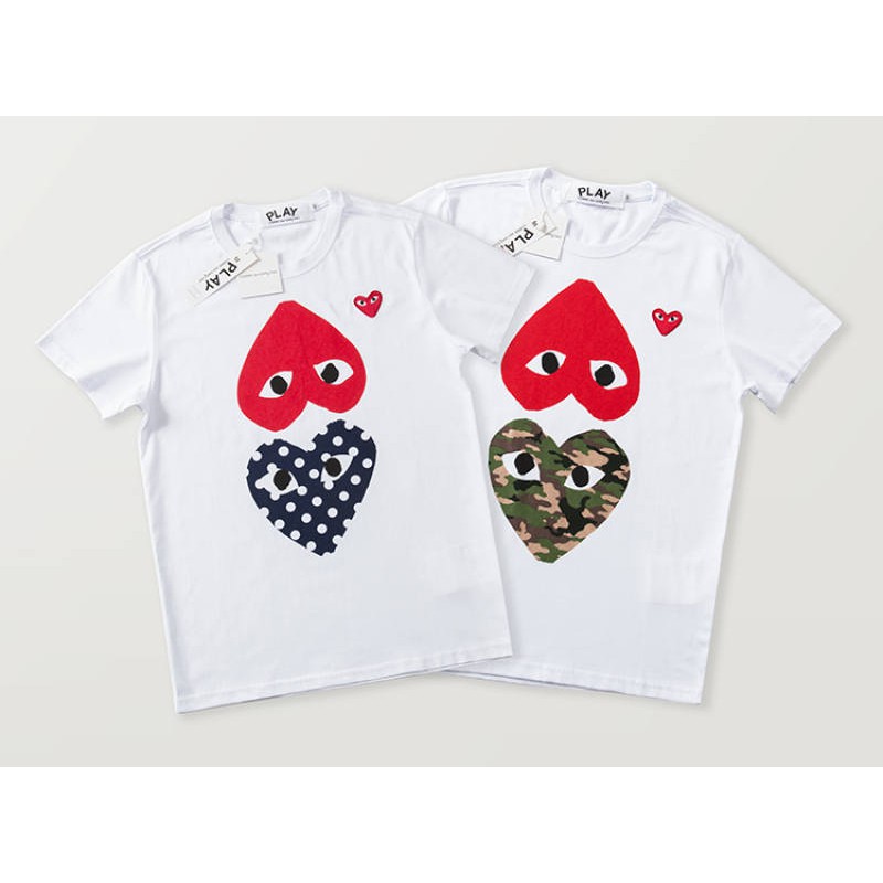 cdg play shirts