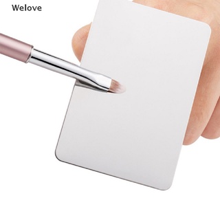 [welove] Finger Ring Color Palette Stainless Steel Plate Make Up Cream Foundation Palette [HOT SALE]