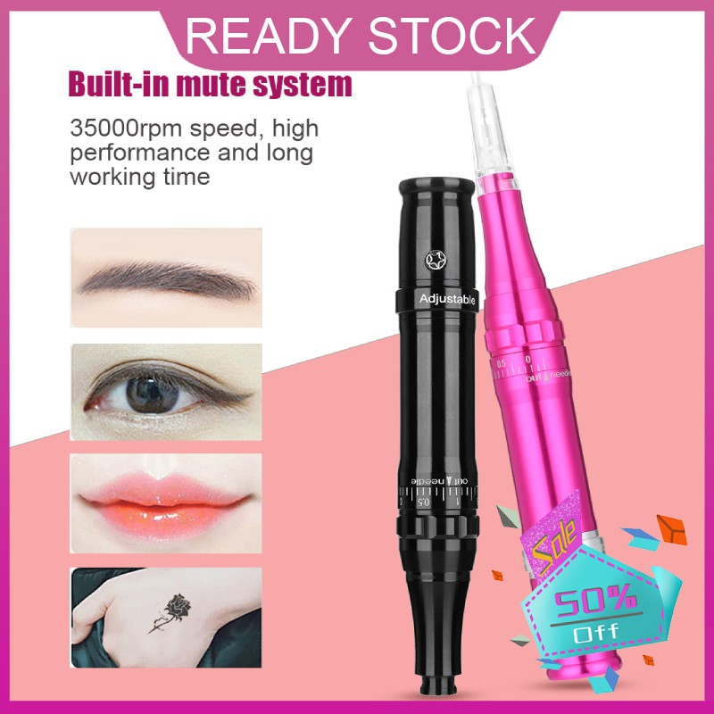 Mengy Permanent Makeup Machine Eyebrow Eyeliner Lip Tattoo Micro Needle Pen Personal Care Shopee Singapore