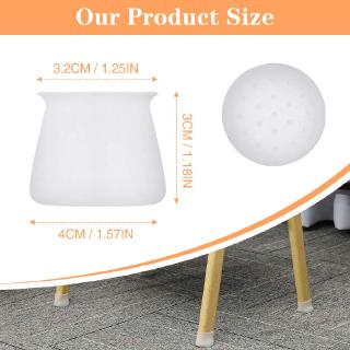 4Pcs Furniture Leg Silicone Protection Covers / Chair Legs Caps / Anti-Slip Table Feet Pad Floor Protector / Foot Protection Bottom Cover Prevents Scratches and Noise #6