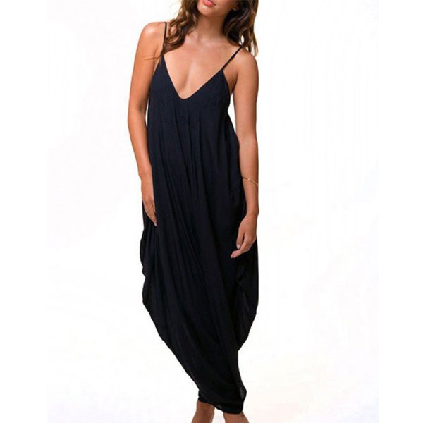 sleeveless harem jumpsuit