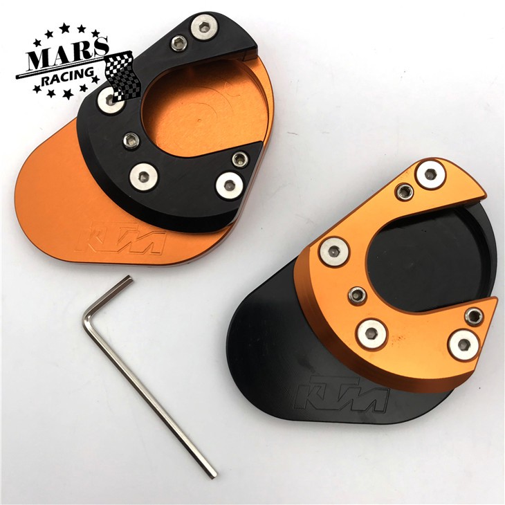 Motorcycle Kickstand Side Stand Enlarger Foot Side Stand Extension