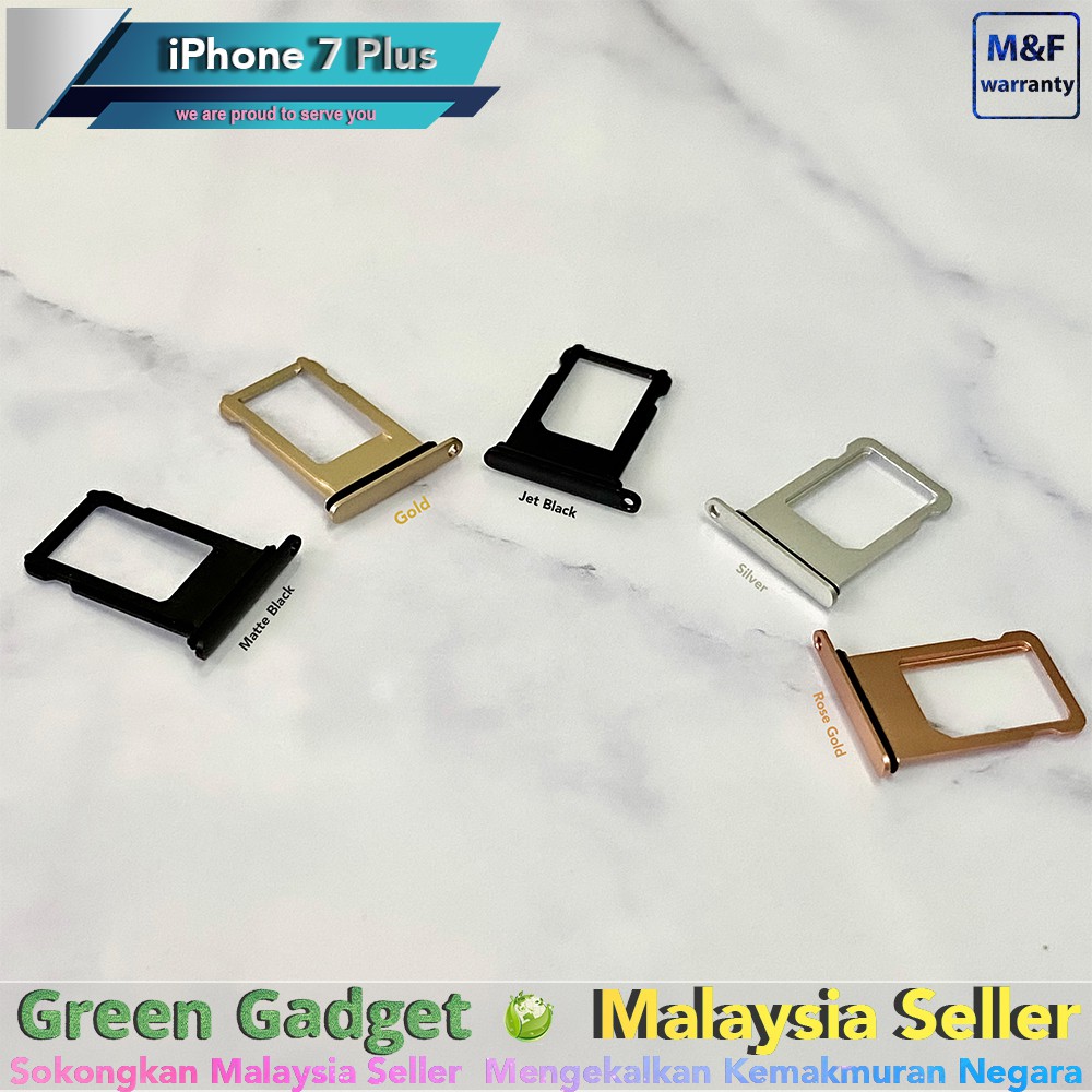 Gg Iphone 7 Plus Sim Tray With Waterproof Seal Sim Card 卡 Shopee Singapore