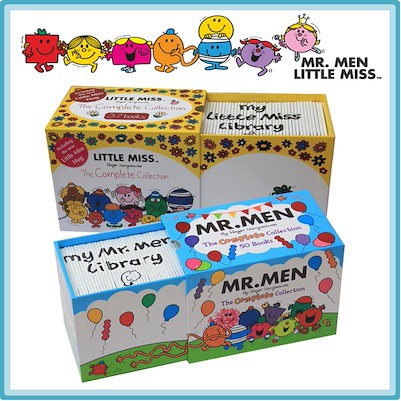 👉[sg Pre-order] Mr Men (50 Books) + Little Miss (37 Books) Complete 