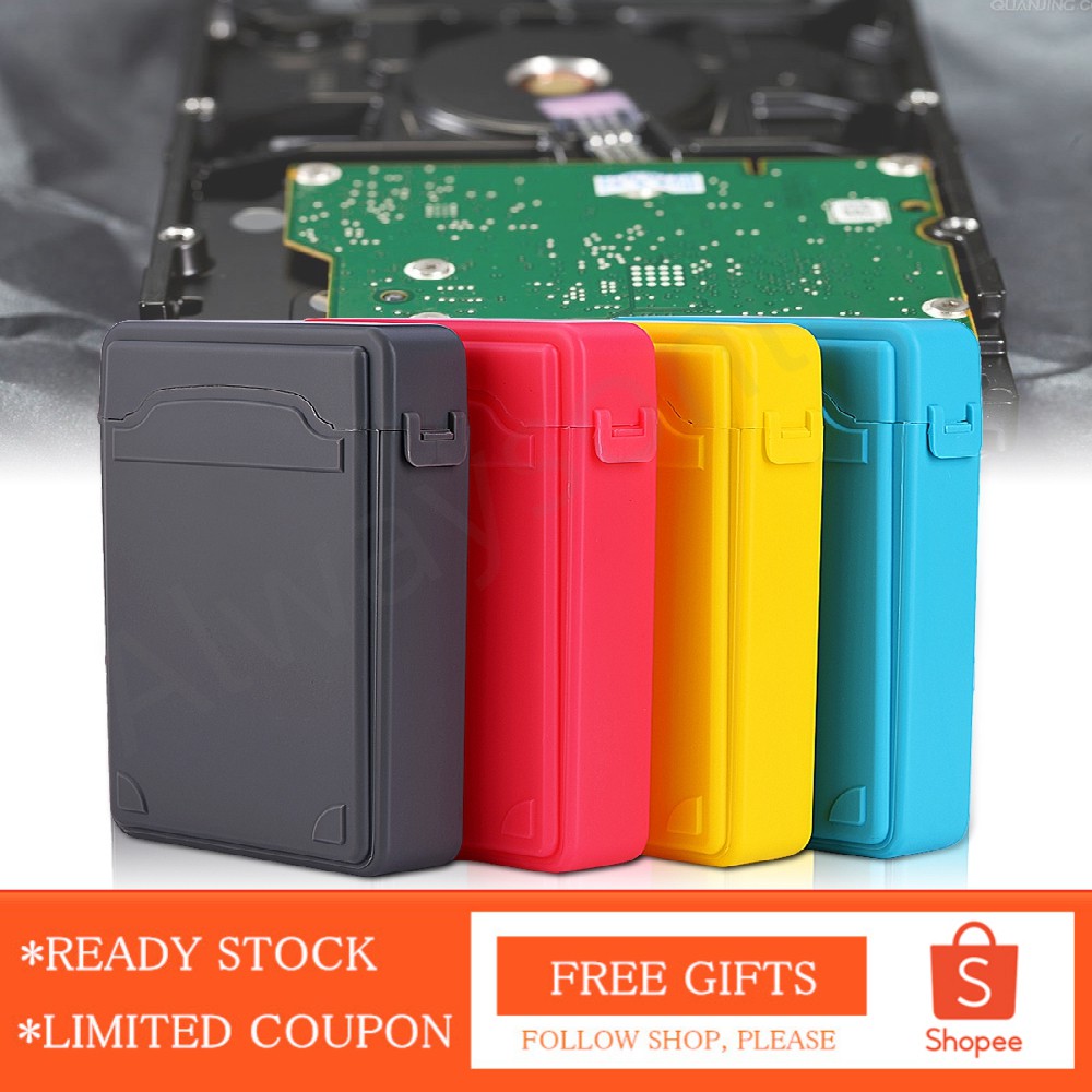 [READY STOCK] 3.5" Shockproof Hard HDD SSD Antistatic Disk Storage Box