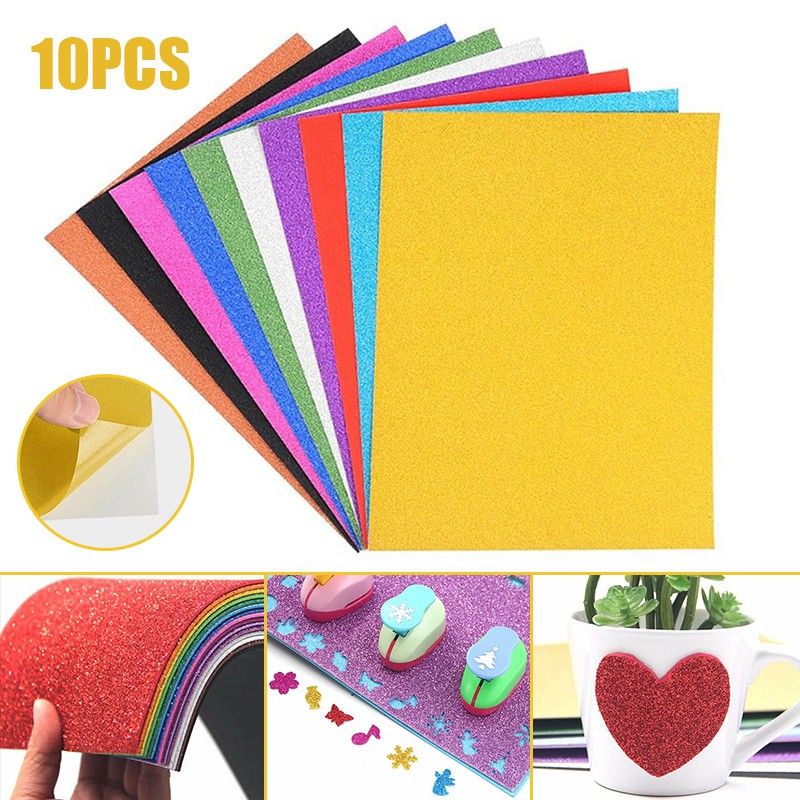 10pc A4 Printable Krafts Paper Label Stickers Self Adhesive Stickers Crafts